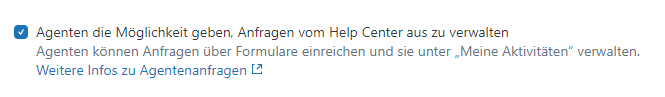 Agentenmanagementanfragen