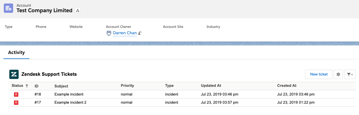 zen desk automatic ticket response