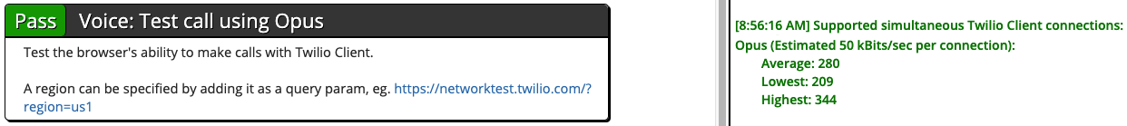 Test di Twilio per Talk