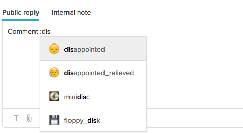 Using Emoji Emoticons In Ticket Comments Zendesk Help