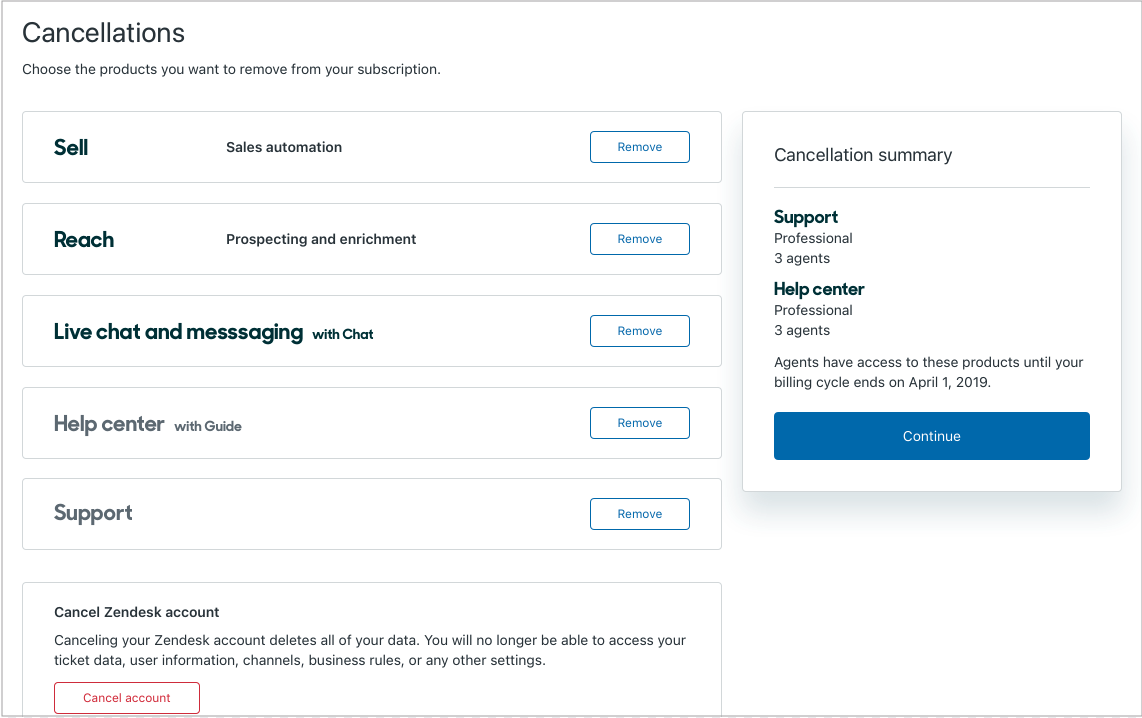 Deleting tickets – Zendesk help