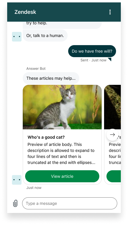Carousel type in Android