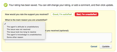 if you have satisfaction reasons enabled end users who select bad im unsatisfied are presented with a drop down menu of possible reasons for their - End User Certificate Template 2 if you have satisfaction reasons enabled end users who select bad im unsatisfied are presented with a drop down menu of possible reasons for their - End User Certificate Template 2
