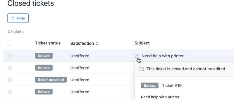 Working with tickets – Zendesk help