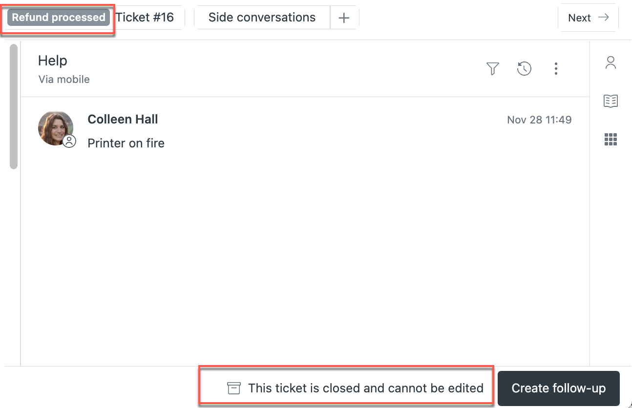 Working with tickets – Zendesk help