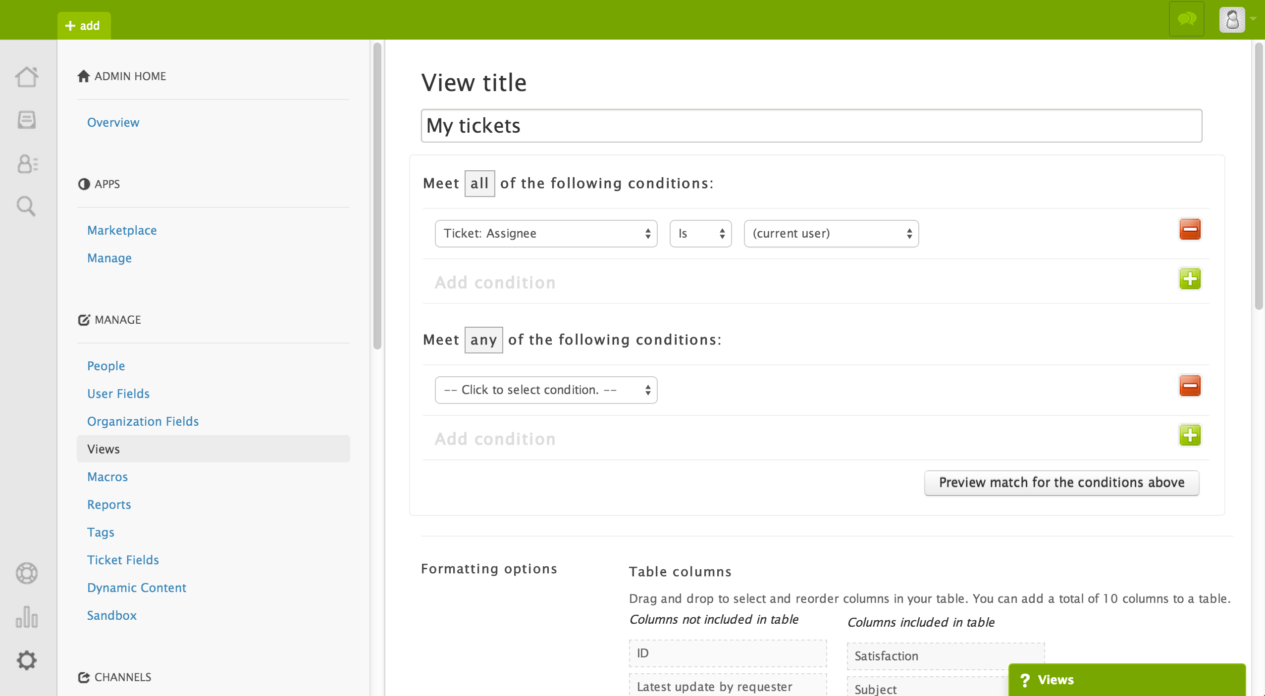 creating tickets