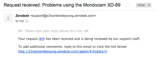 Lesson 3: Solving tickets – Zendesk Support