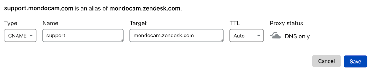 Guide host mapping subdomains