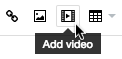 Add video button