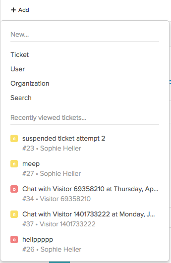 Working with tickets – Zendesk help