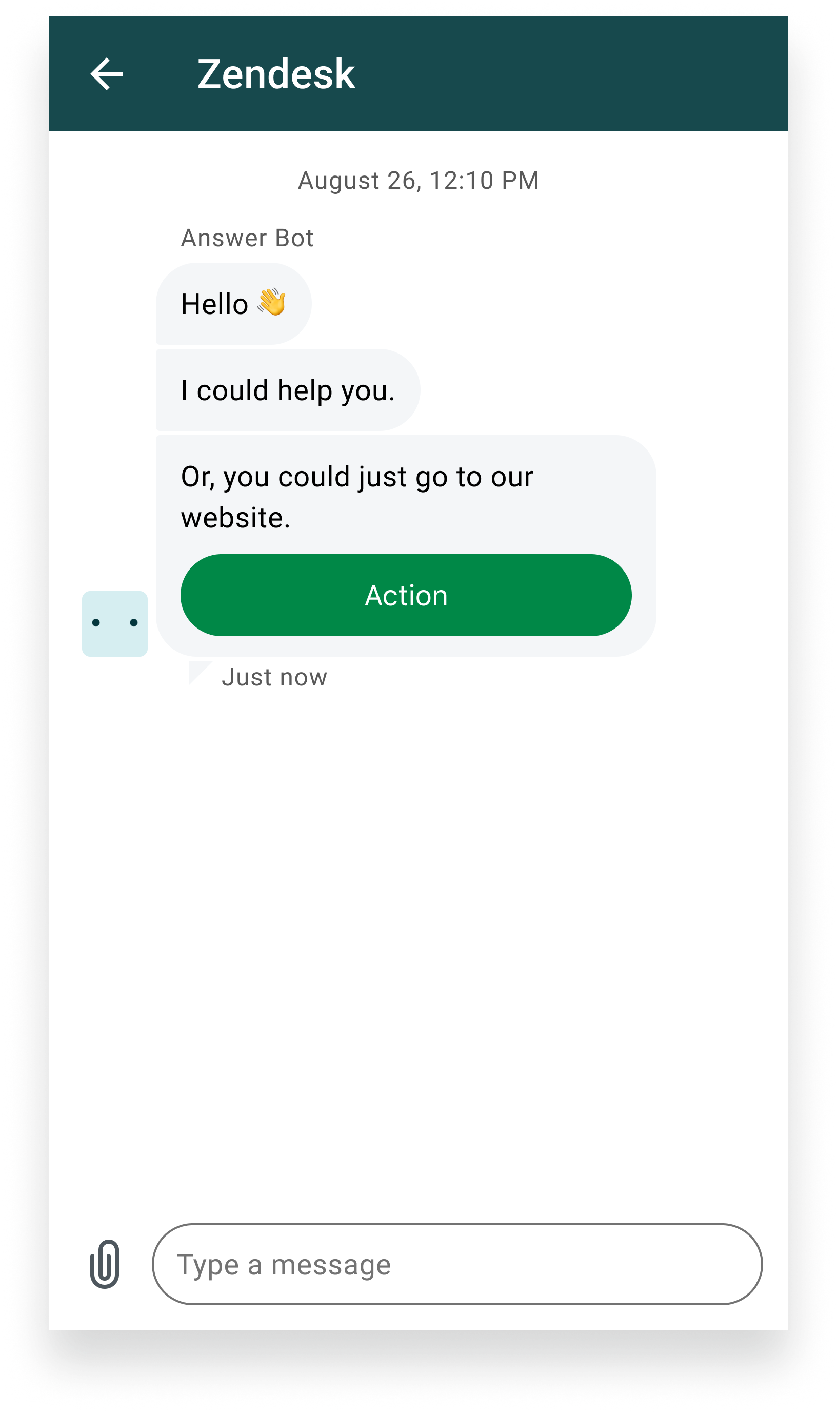 Action buttons in Unity SDK