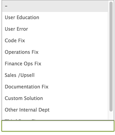 resolution custom ticket field