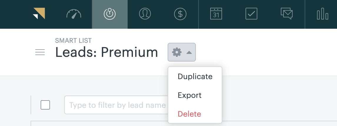 Sell duplicate smart list