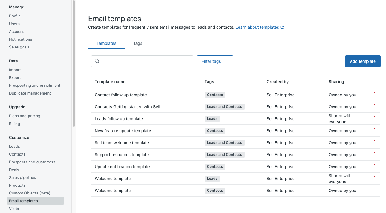 zenreach create your own template