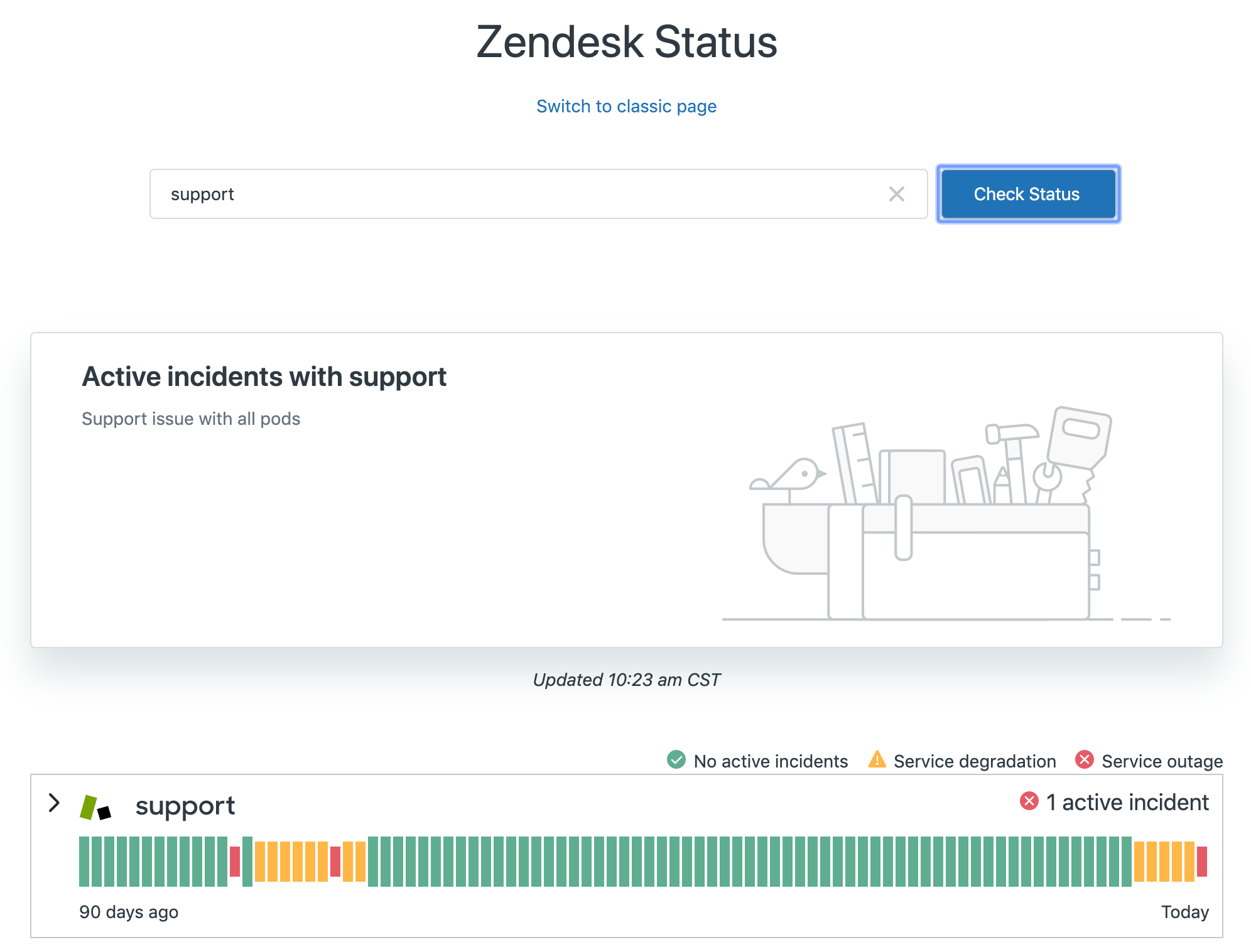 Page stat. Zendesk sell.