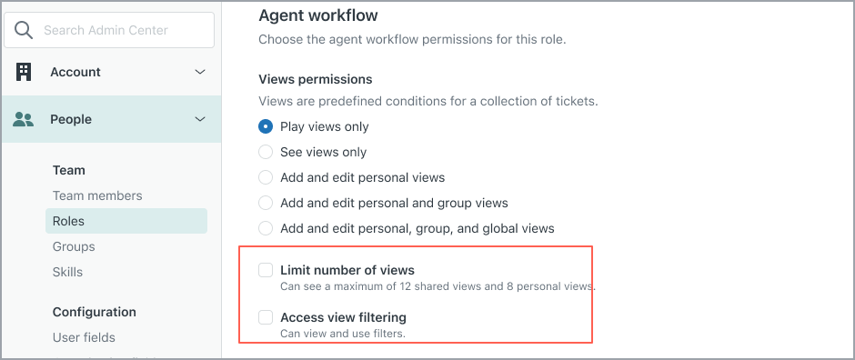 Configuring agent access to custom object records – Zendesk help