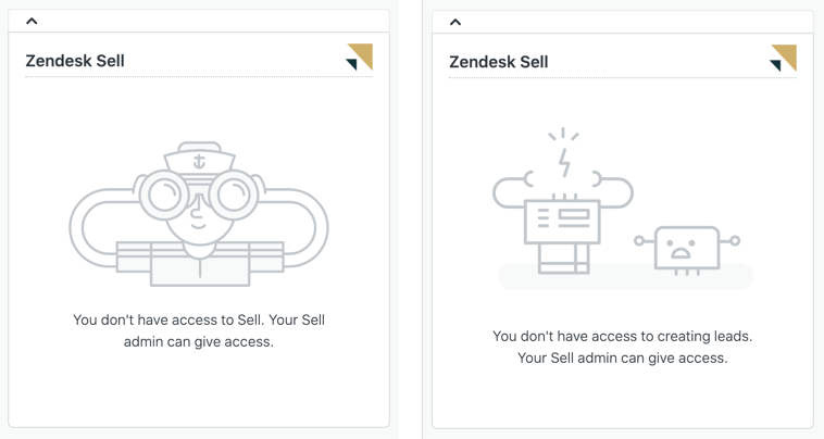 Application Zendesk Sell dans Support