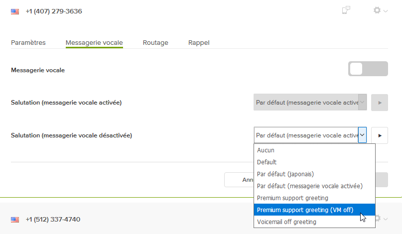 Configuration Des Options De Messagerie Vocale Aide Zendesk