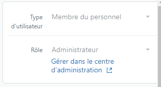 Gérer le profil d’utilisateur