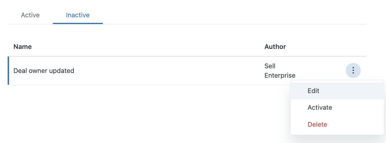 Sellでのトリガの削除